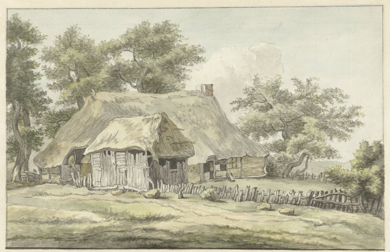 Gård i Eext, Drenthe av Egbert van Drielst