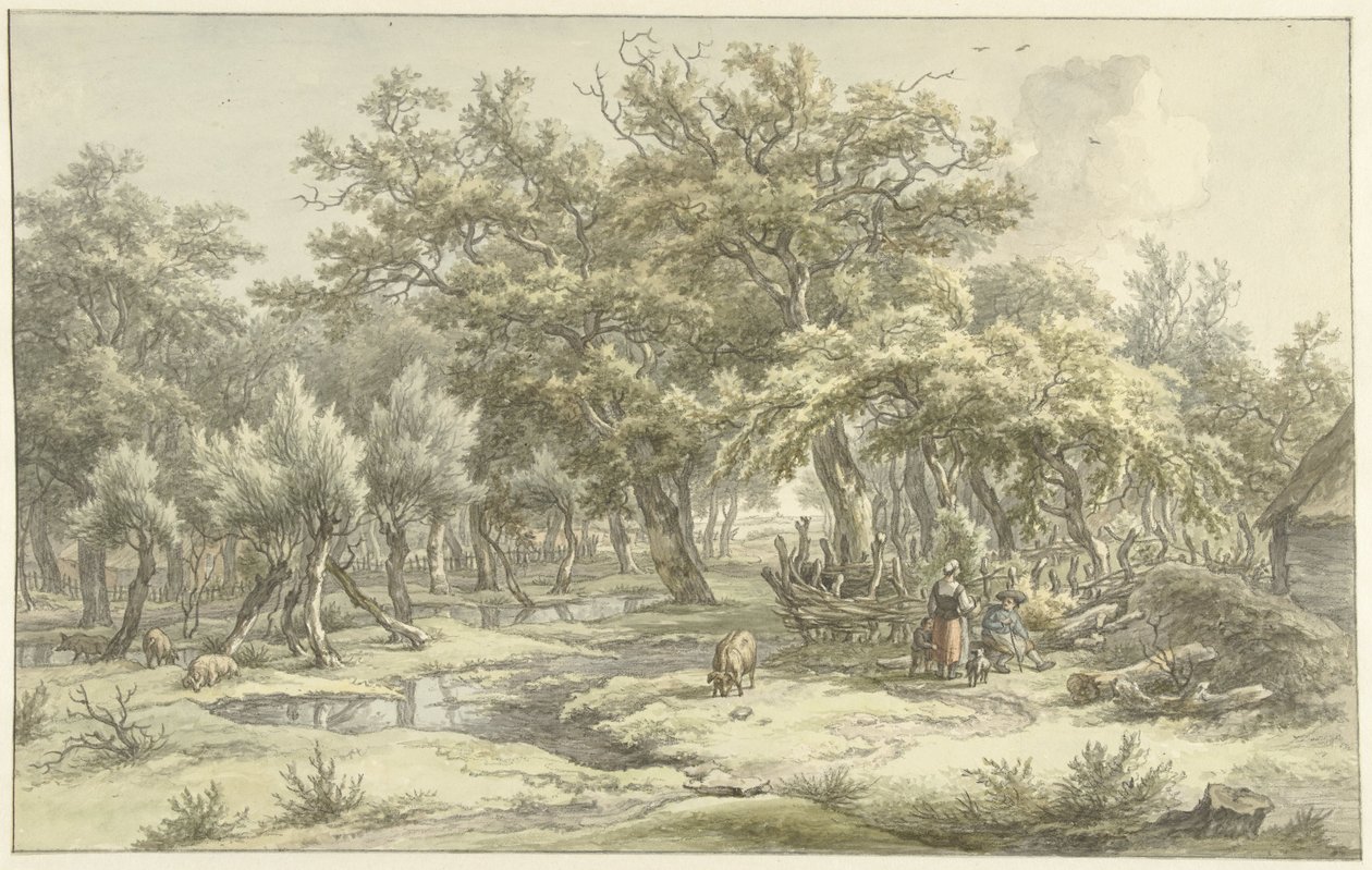 Landskap nær Eext (Drenthe) av Egbert van Drielst