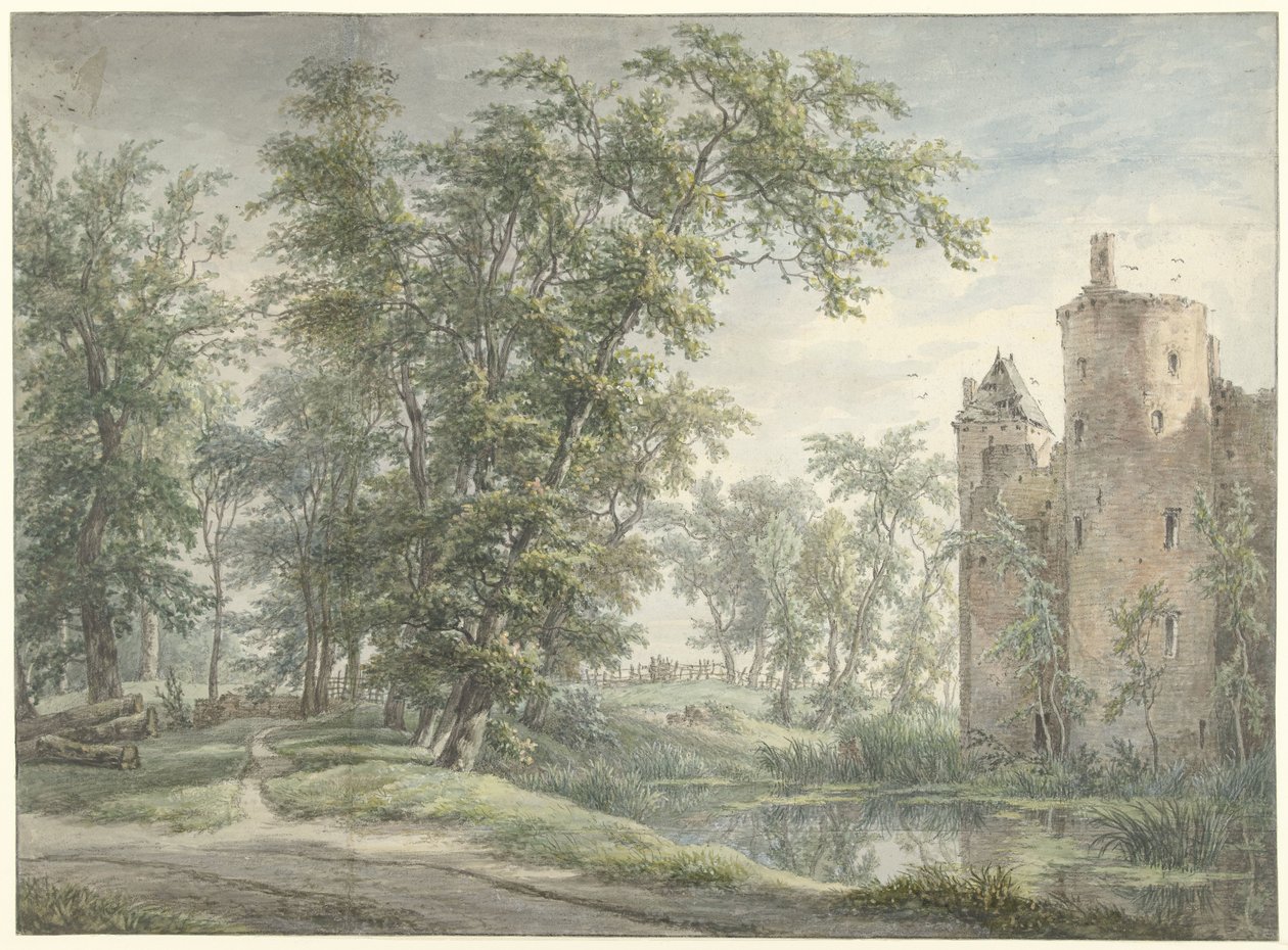 Ruin av huset De Haer av Egbert van Drielst
