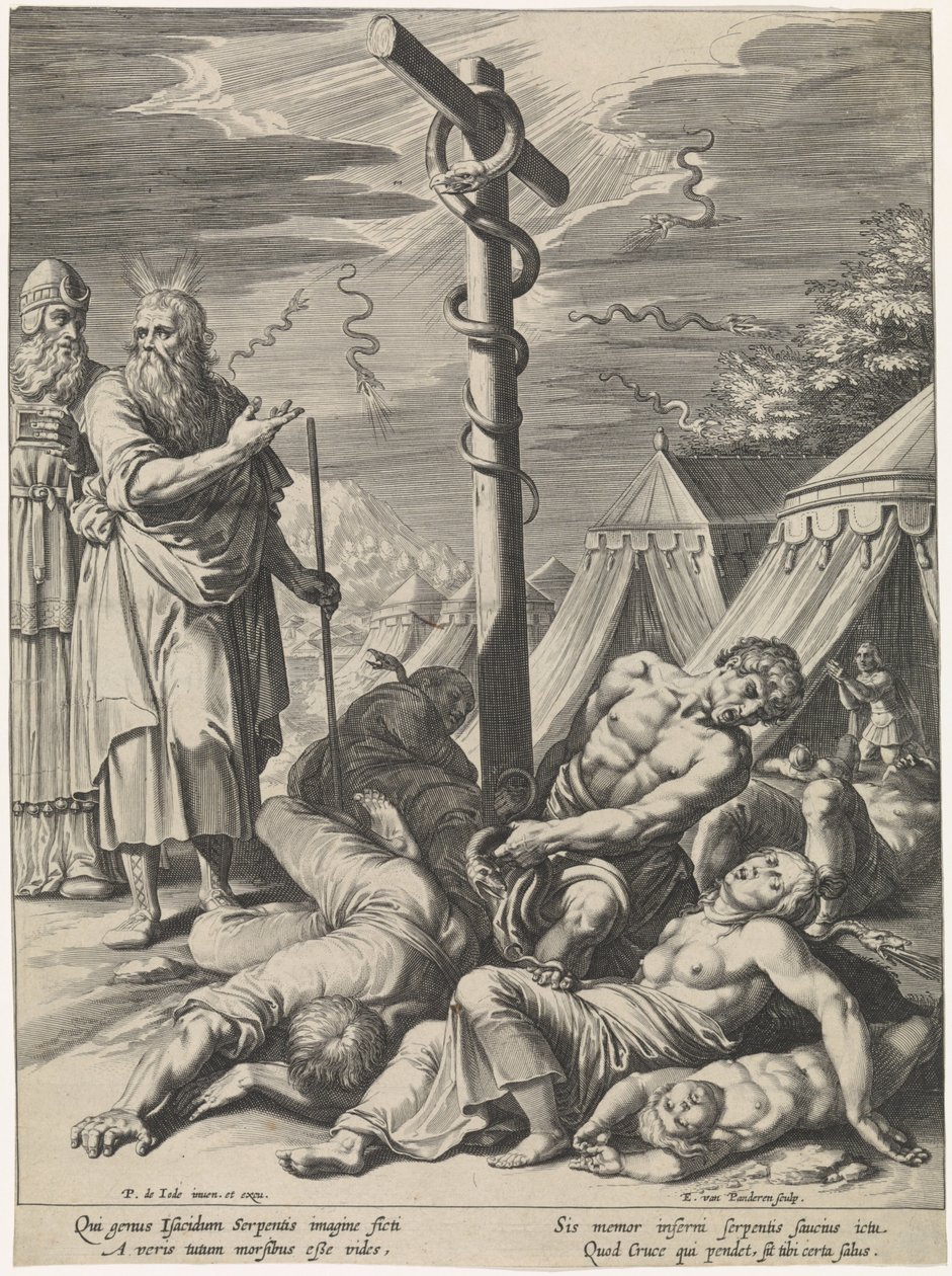 Moses og den skamløse slangen av Egbert van Panderen
