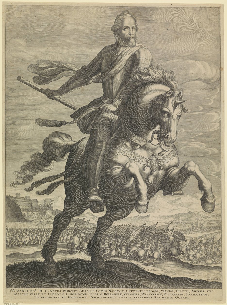 Ridesportrett av Maurits, Prince of Orange av Egbert van Panderen