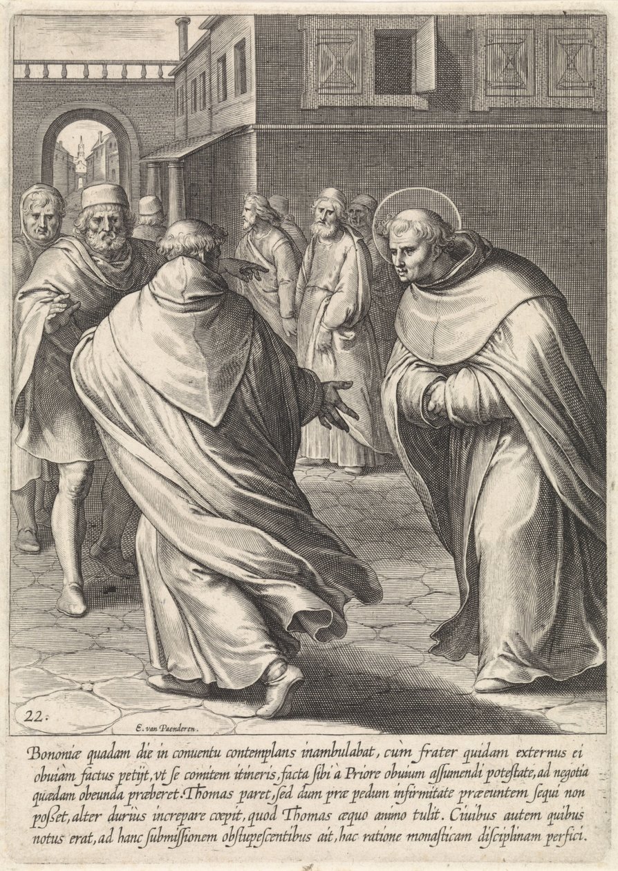 Thomas Aquinas i Bologna The Life of Saint Thomas Aquinas (serietittel) av Egbert van Panderen