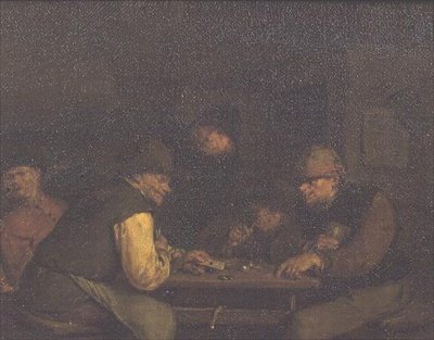 The Card Players, ca. 1655-60 (olje på lerret) av Egbert van the Elder Heemskerck