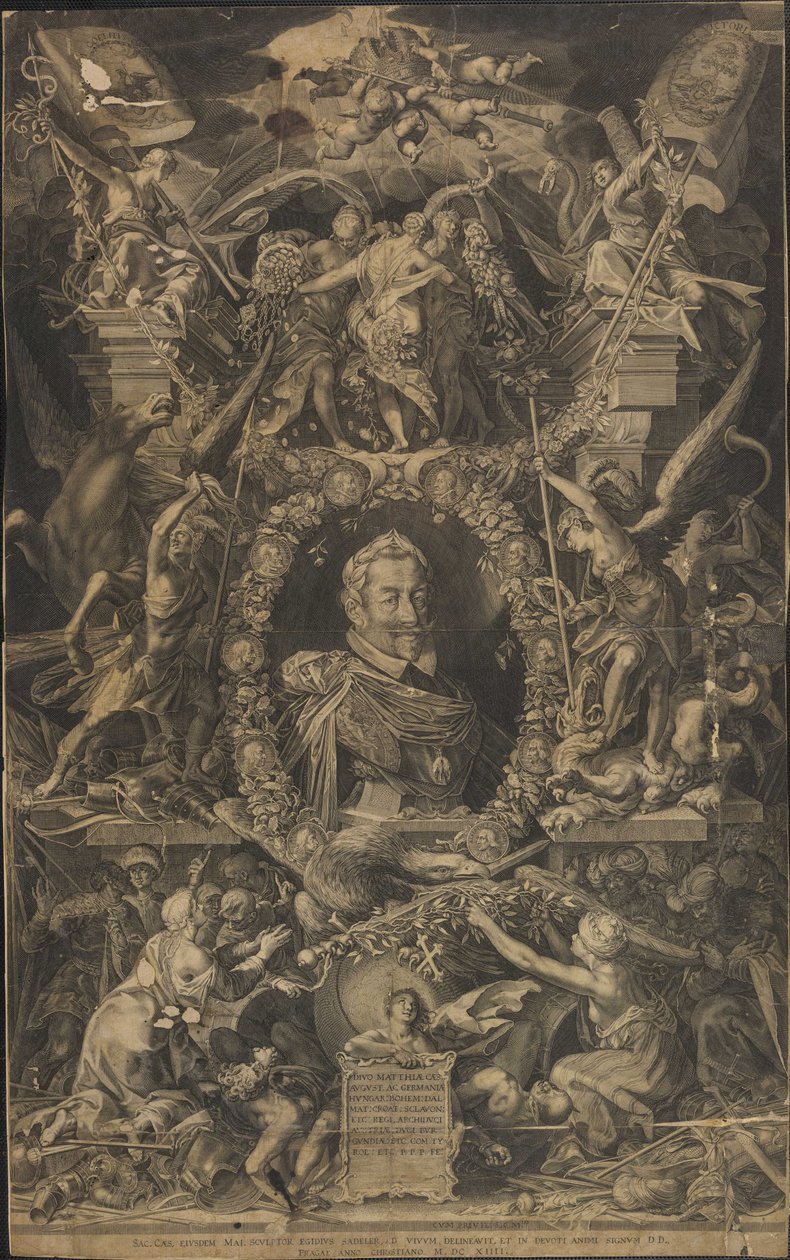 Keiser Matthias av Tyskland Og i Tyskland av Aegidius Sadeler or Saedeler