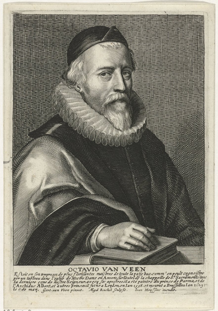 Portrett av Otto van Veen av Egidius Rucholle