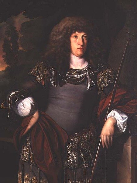 Portrett av en herre i klassisk kostyme (olje på lerret) av Eglon Hendrick van der Neer