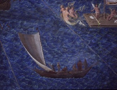 Single Sailed Boat, detalj fra 