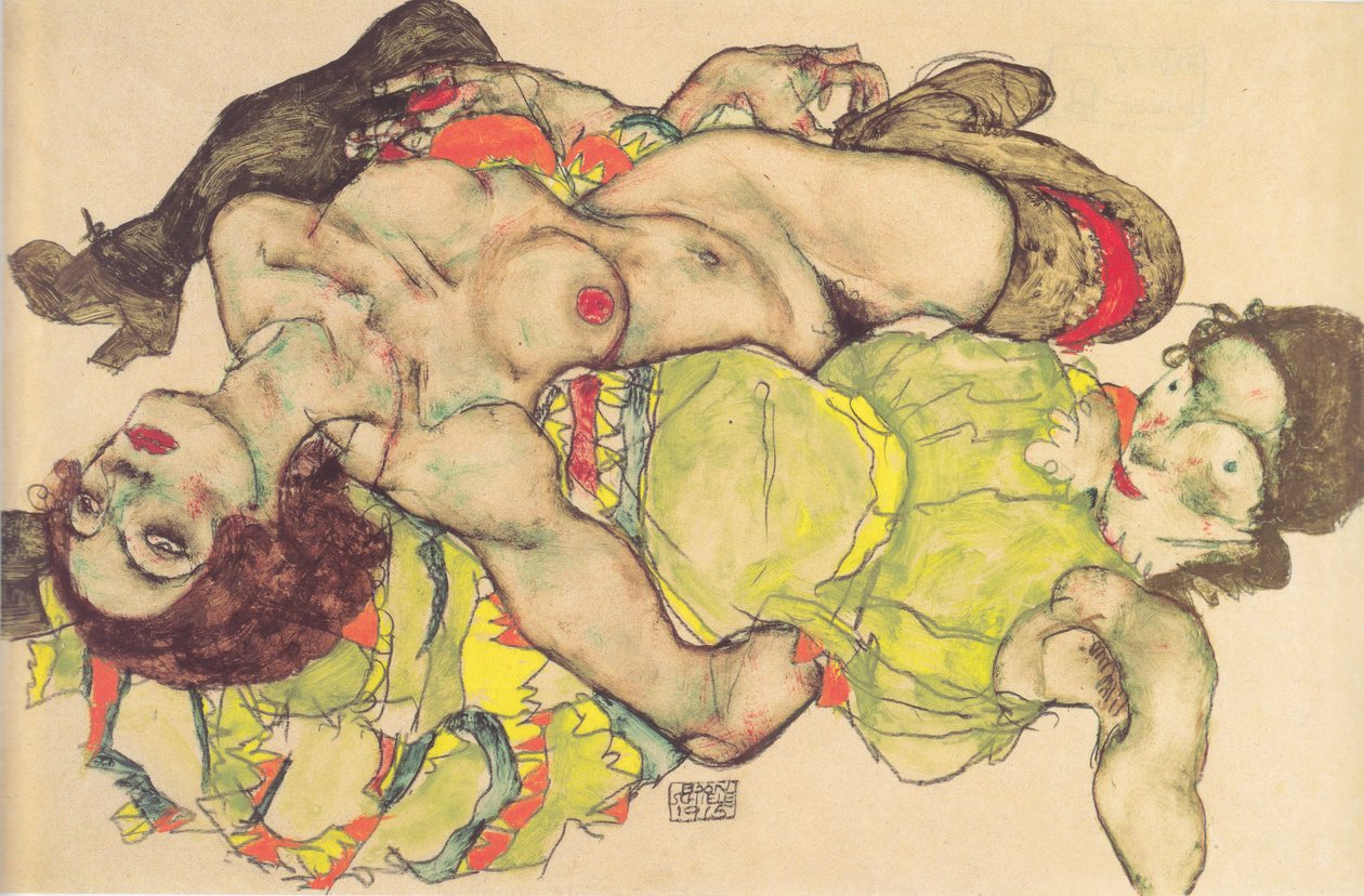 Kvinnelige elskere av Egon Schiele