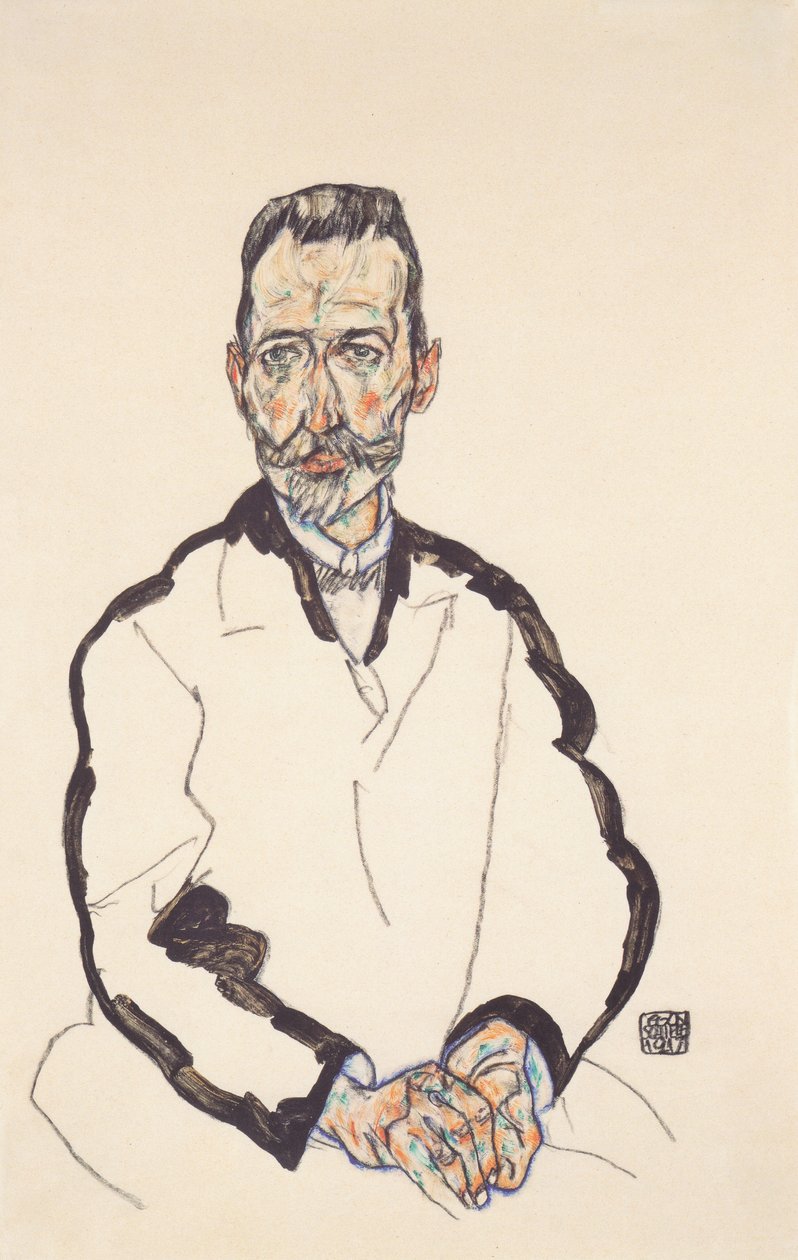 Bildnis Heinrich Benesch av Egon Schiele