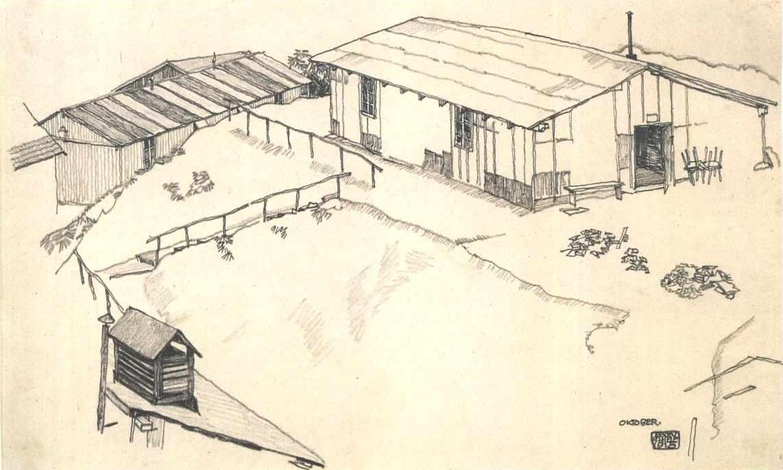 Hus med bod av Egon Schiele