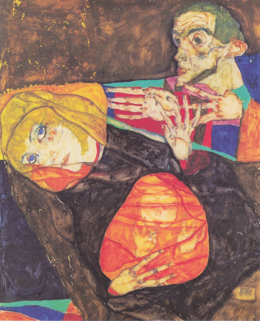 Hellig familie av Egon Schiele