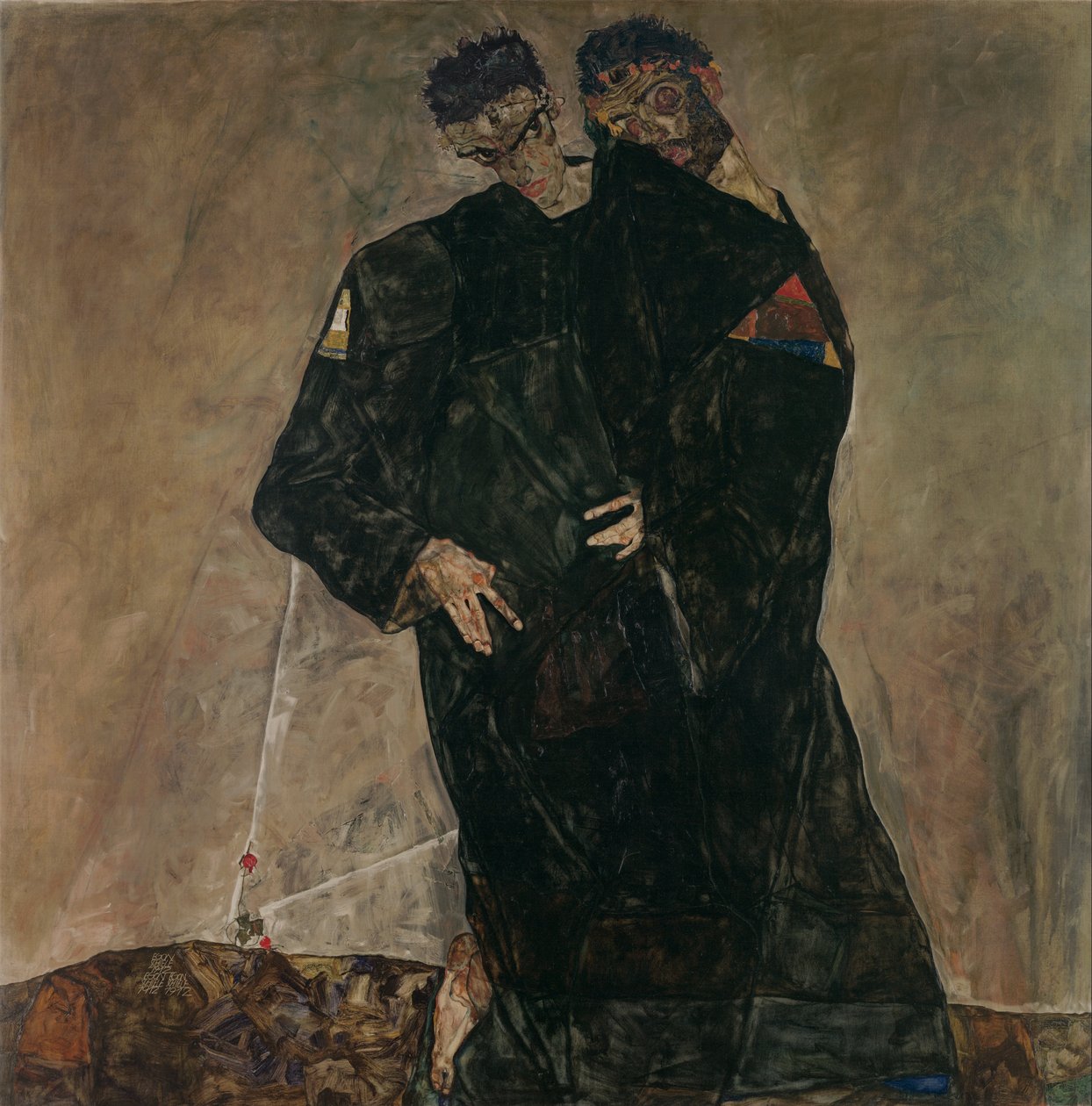 Eremittene av Egon Schiele