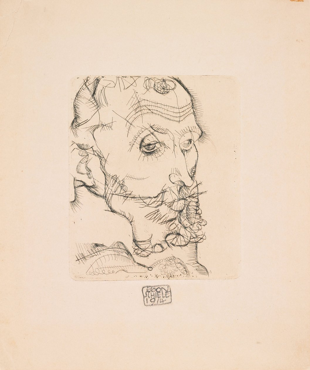 Portrett av Franz Hauer av Egon Schiele