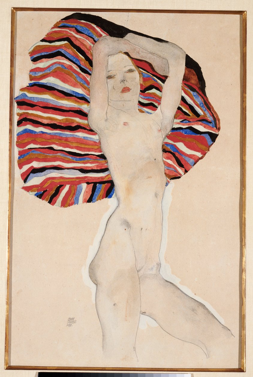 Act Against Colored Material, 1911 av Egon Schiele