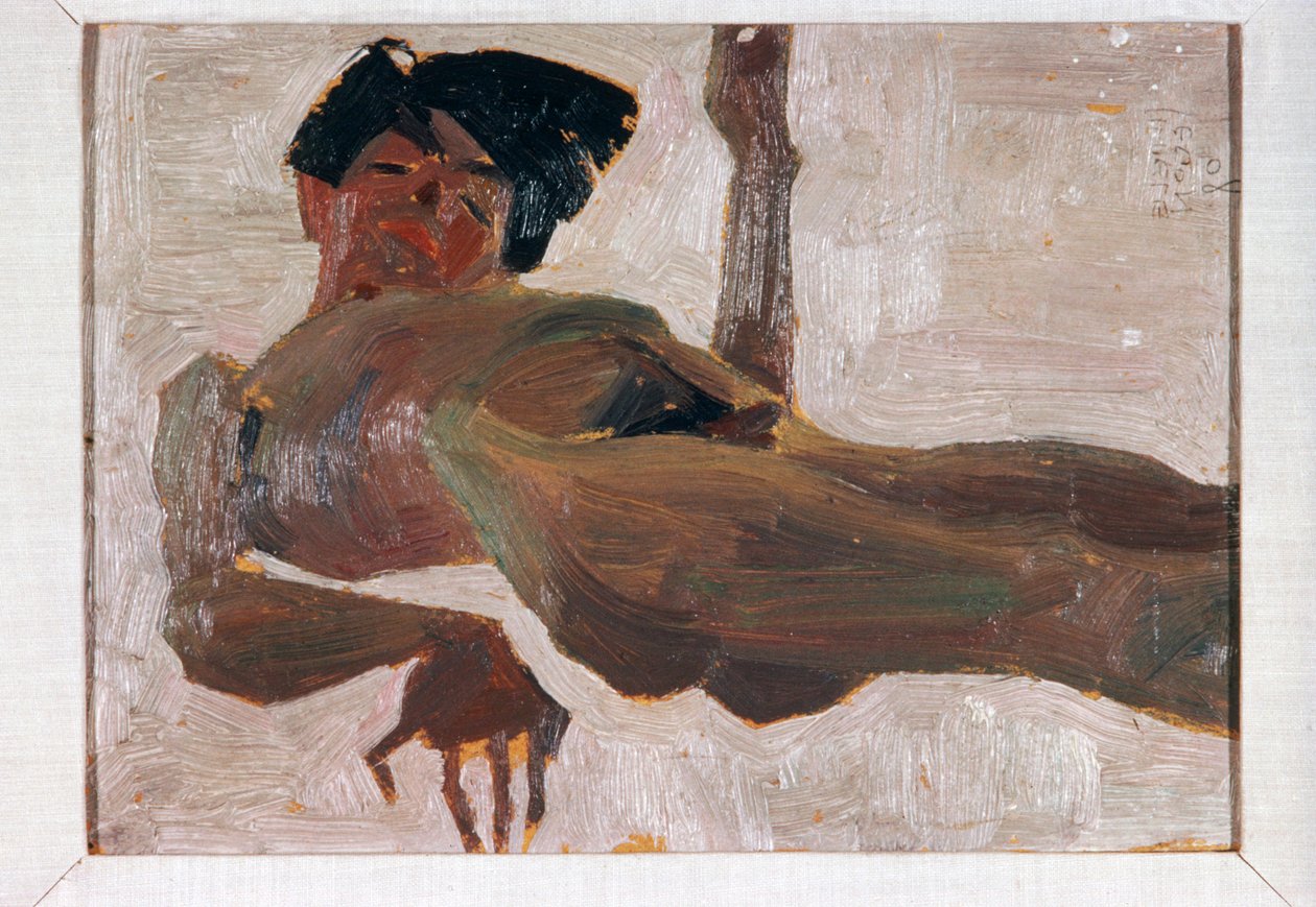 Skjøtestudie av Egon Schiele