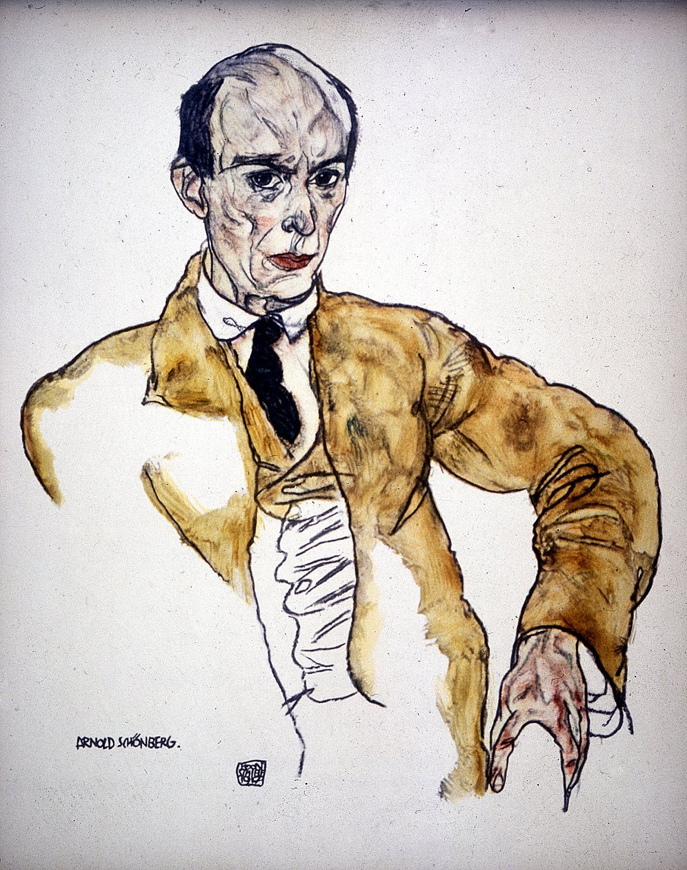 Arnold Schoenberg, 1917 av Egon Schiele