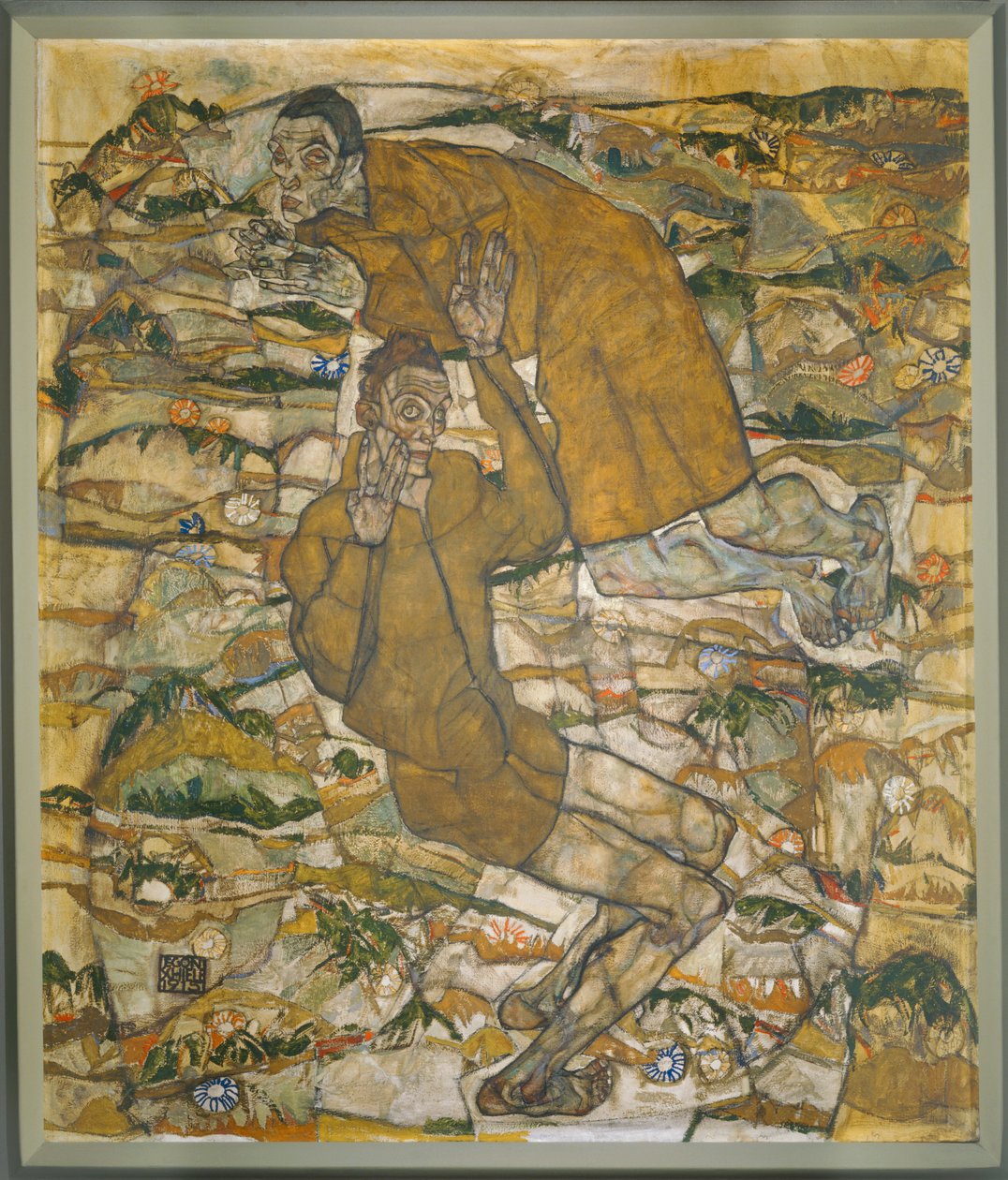 Høyde, blinde av Egon Schiele