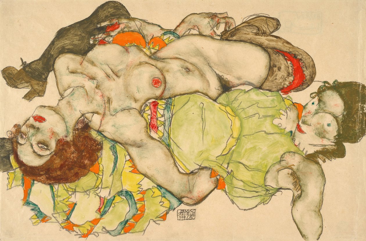 Kvinnelige elskere av Egon Schiele