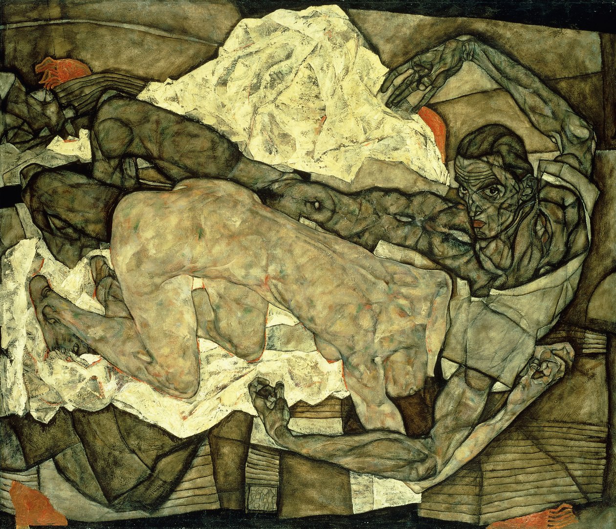 Elskere av Egon Schiele