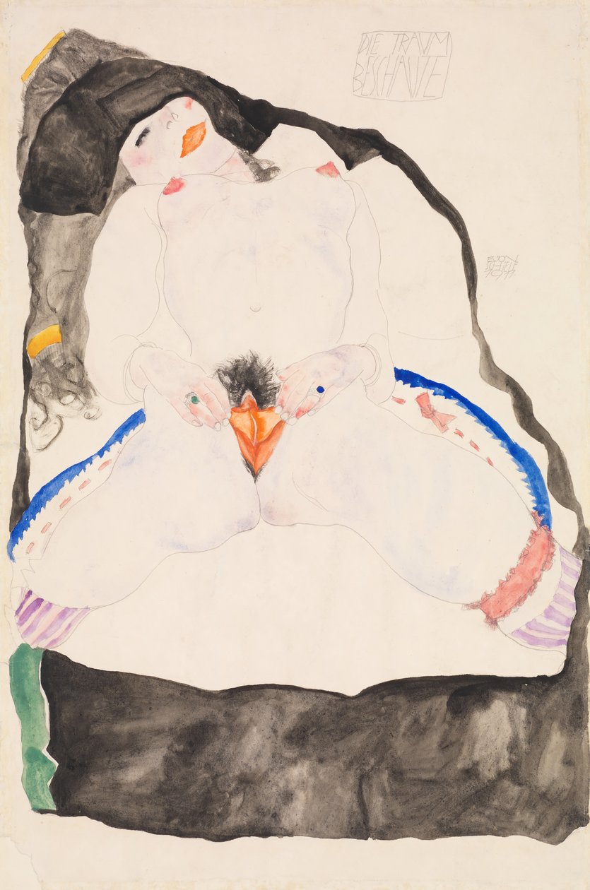Observert i en drøm, 1911. av Egon Schiele