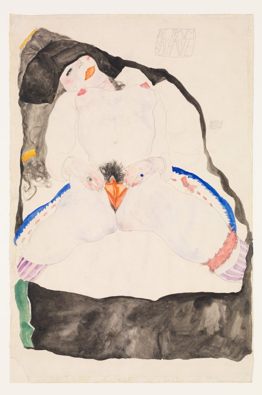 Observert i en drøm, 1911. av Egon Schiele