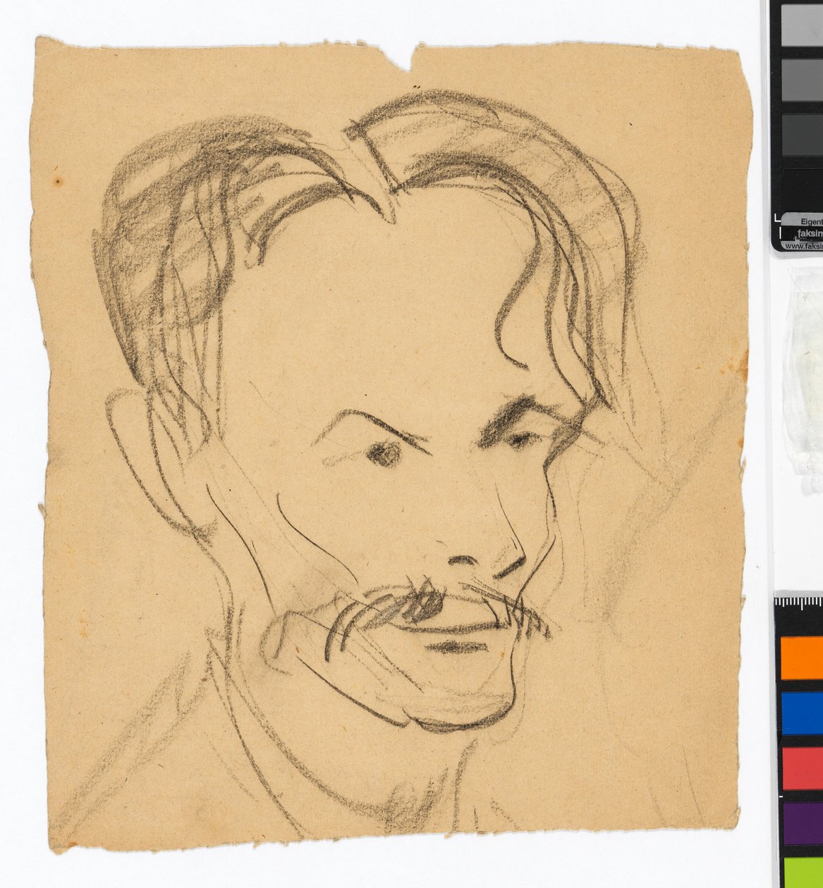 Porträt Anton Peschka av Egon Schiele