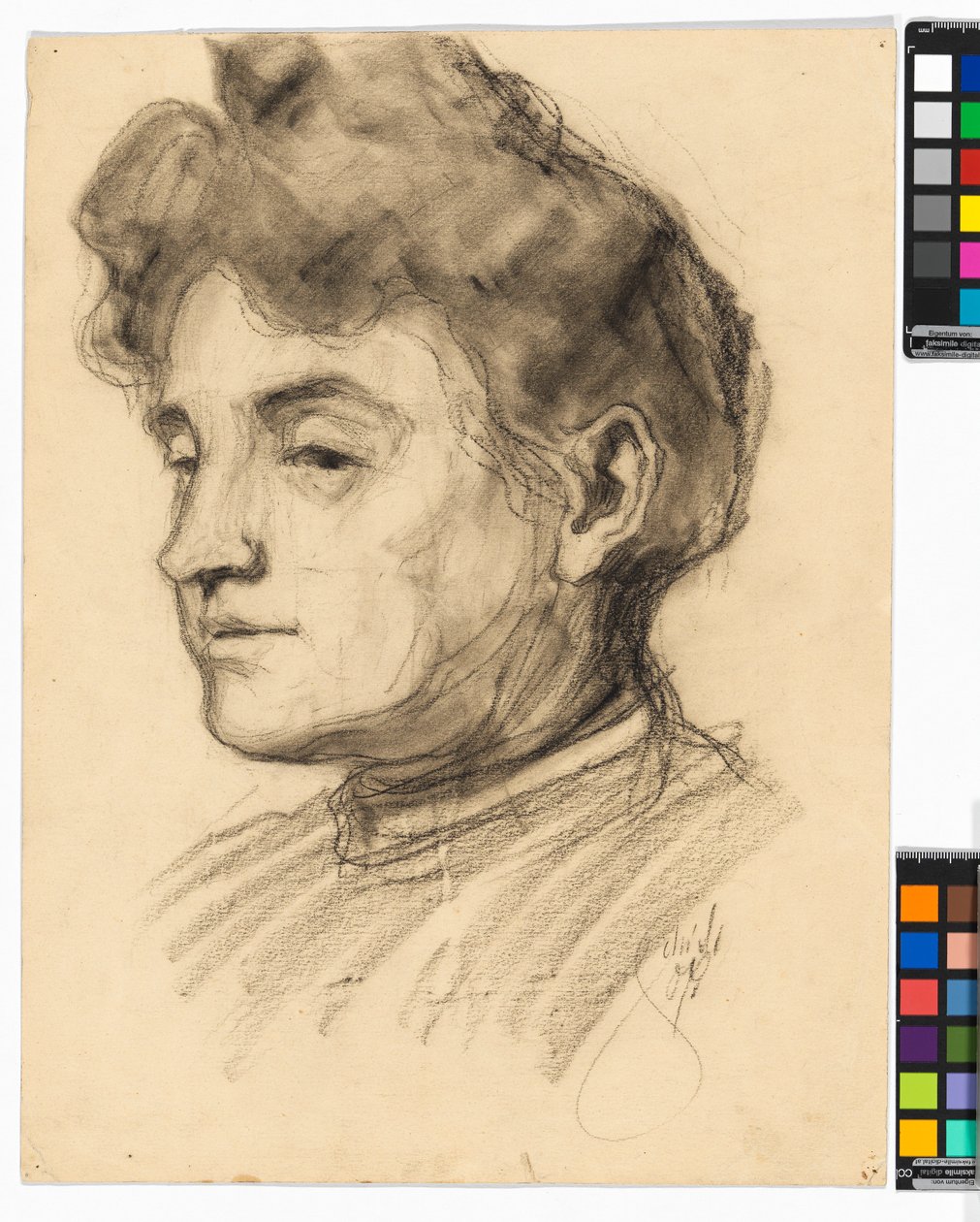Portrett av Marie Schiele av Egon Schiele