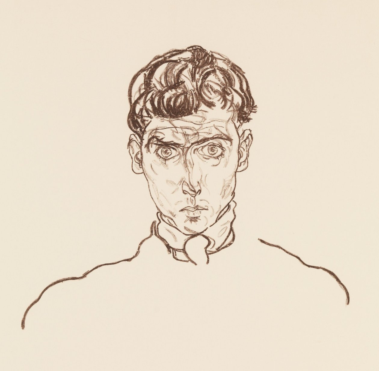 Portrett av Paris av Gutersloh, 1918. av Egon Schiele