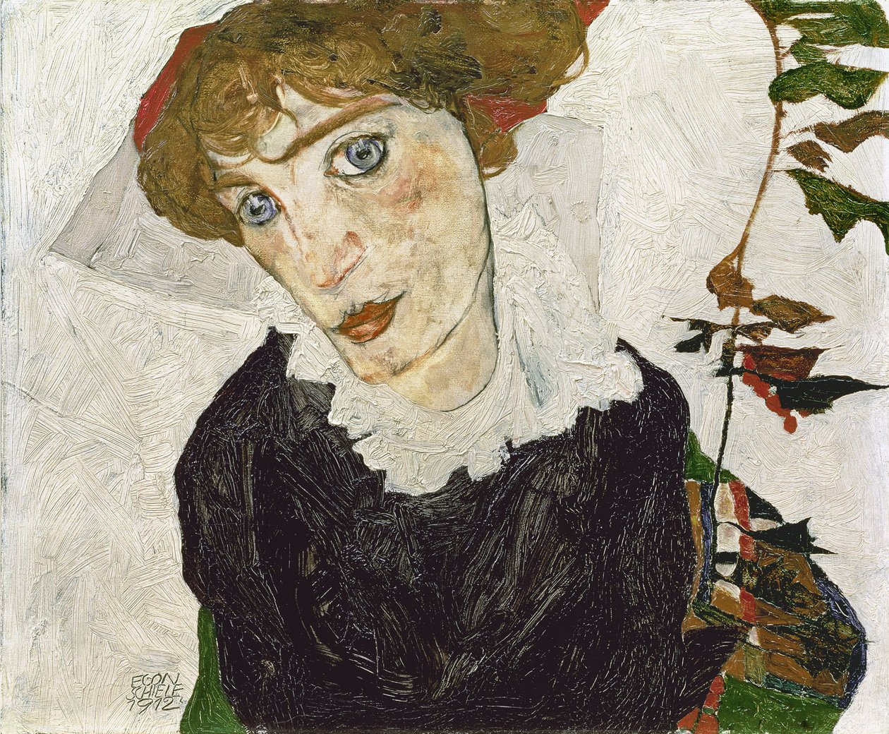 Portrett av Wally Neuzil, 1912 av Egon Schiele
