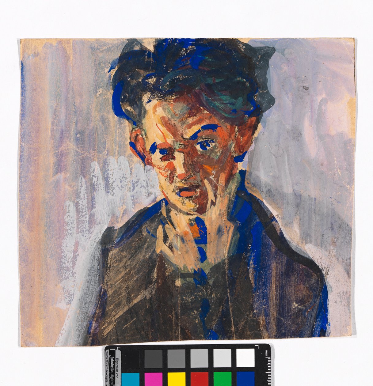 Selvportrett av Egon Schiele