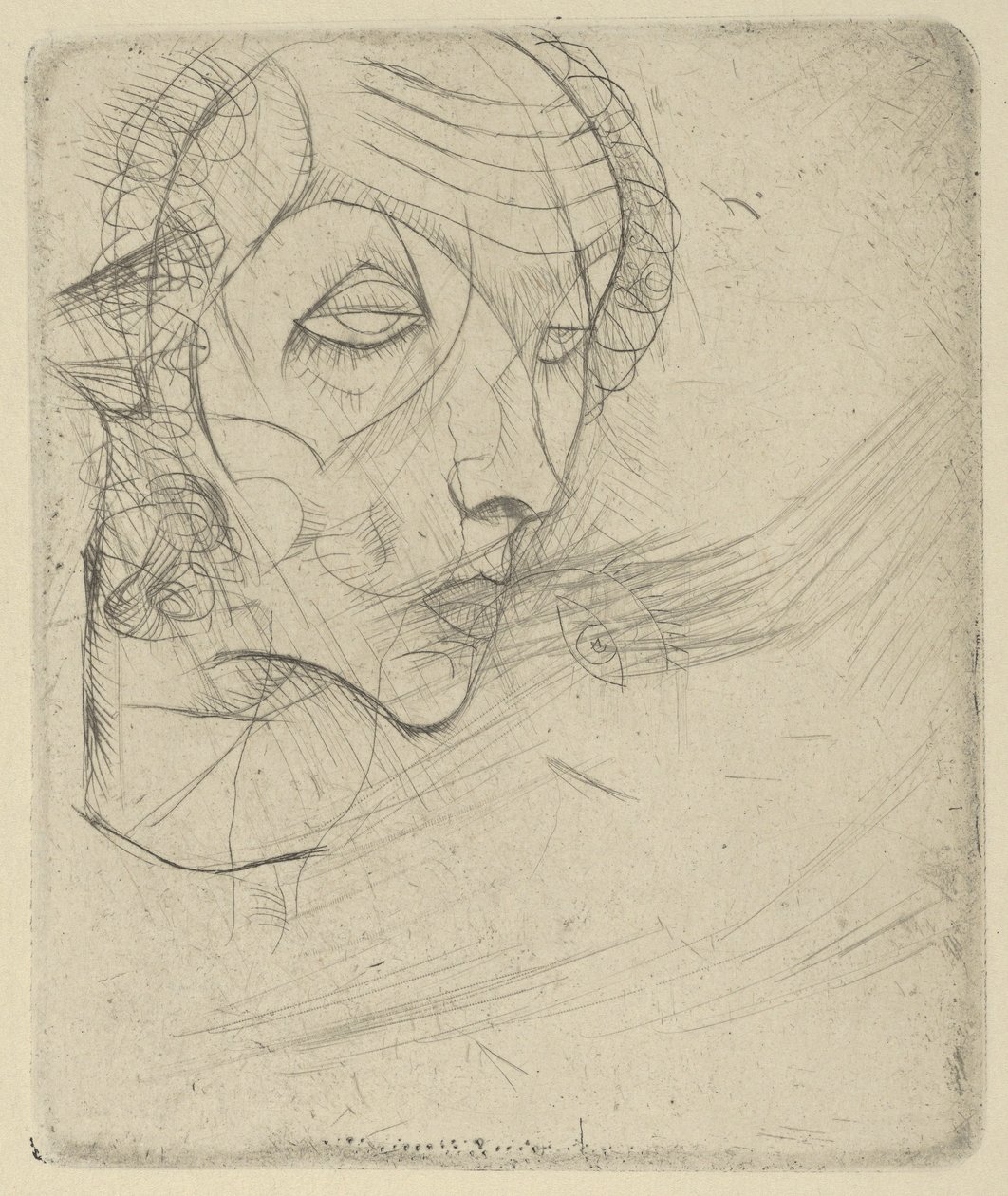 Selvportrett, 1914 av Egon Schiele