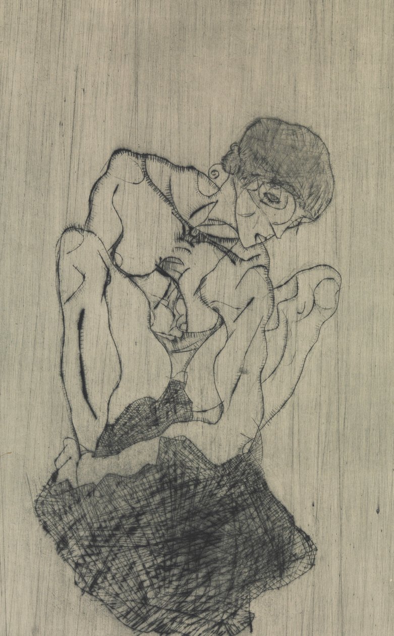 Sorg, 1914. av Egon Schiele