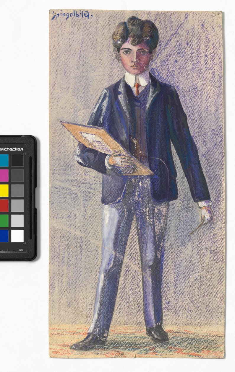 Speilbilde av Egon Schiele