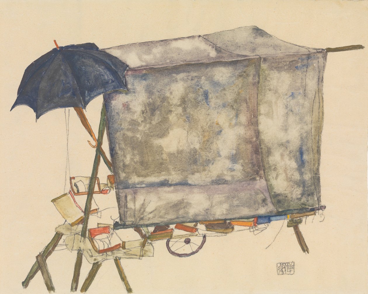 Gatevogn av Egon Schiele