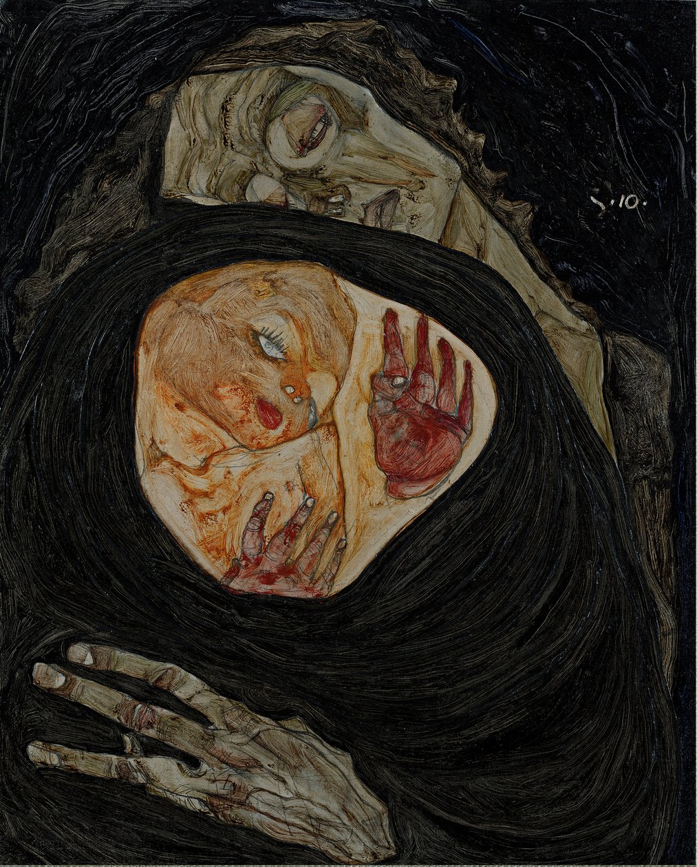 «Død mor» I av Egon Schiele