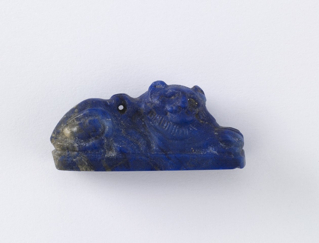 Løve, ptolemaisk periode eller romertid, 305 f.Kr.-14 e.Kr. (lapis lazuli) av Egyptian