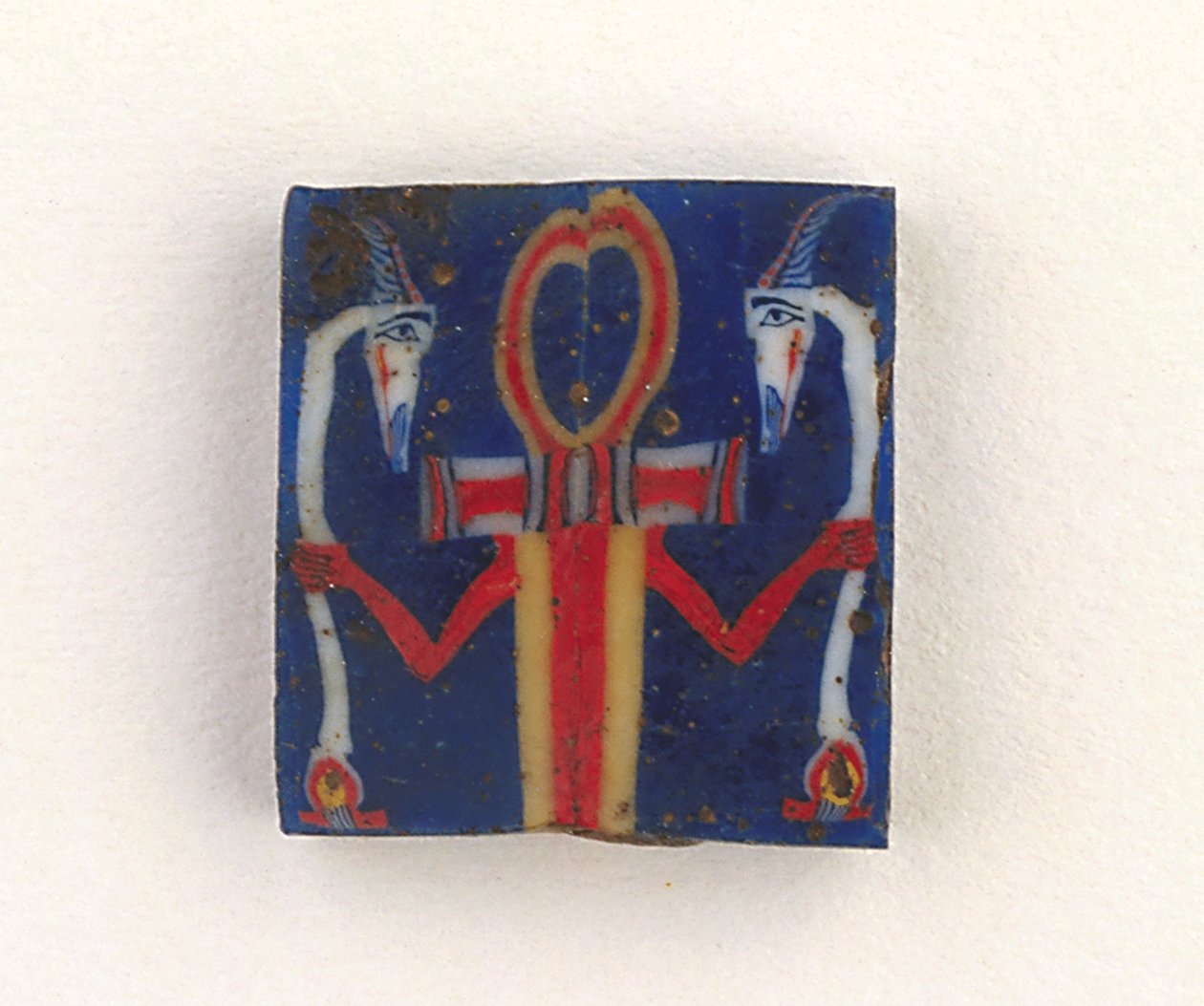 Plakett, ptolemaisk periode til romertid, 100 f.Kr.-100 e.Kr. (glass) av Egyptian