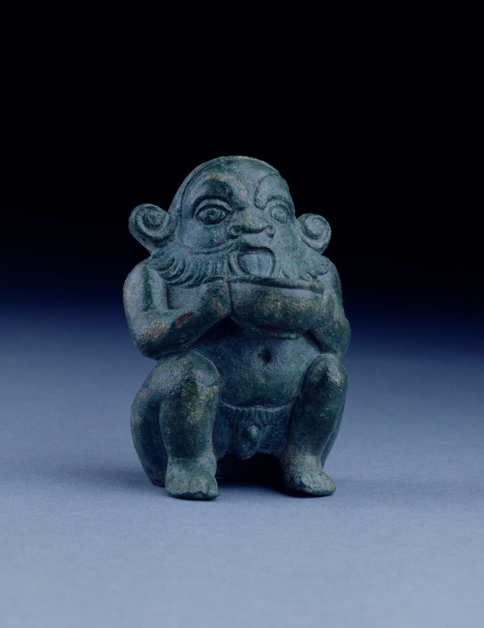 Statuett av Bes (bronse) av Egyptian