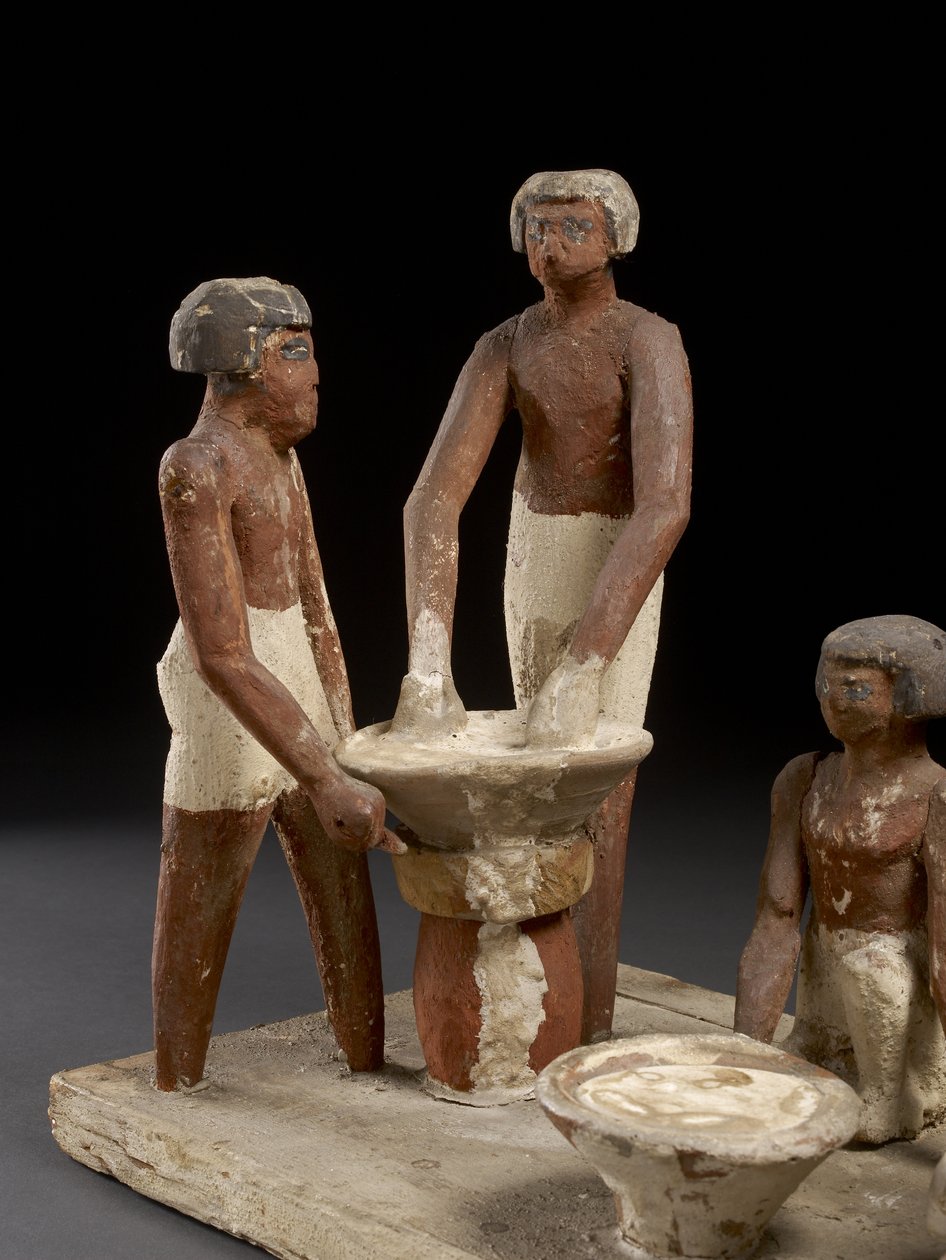 Modell bryggetre, maling av Egyptian 12th Dynasty