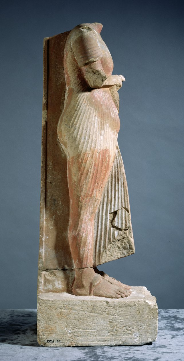 Statue av Akhenaten, sett fra siden av Egyptian 18th Dynasty