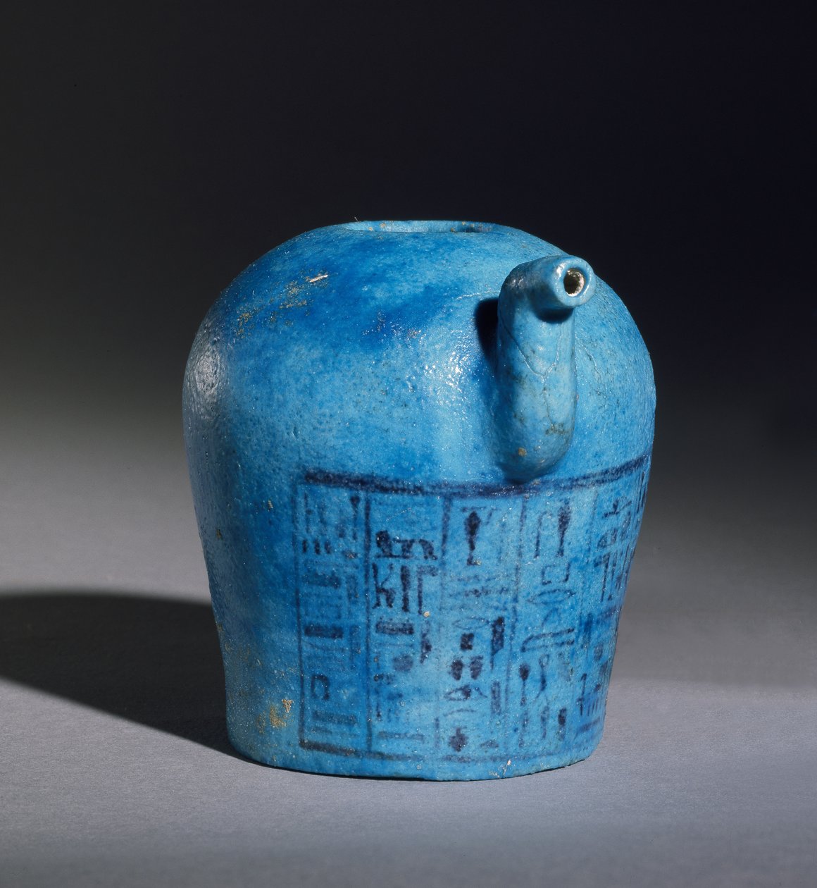 Drivingsfartøy påskrevet for presten til Amun, Amenemope og Shawabti fra grav 148, Theben, New Kingdom, ca. 1193-1080 f.Kr. av Egyptian 20th Dynasty