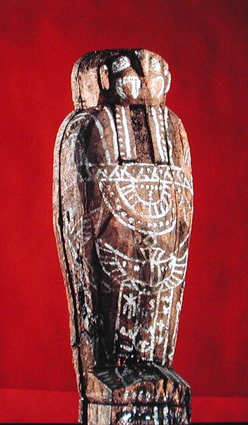 Sarkofag (tre) av Egyptian