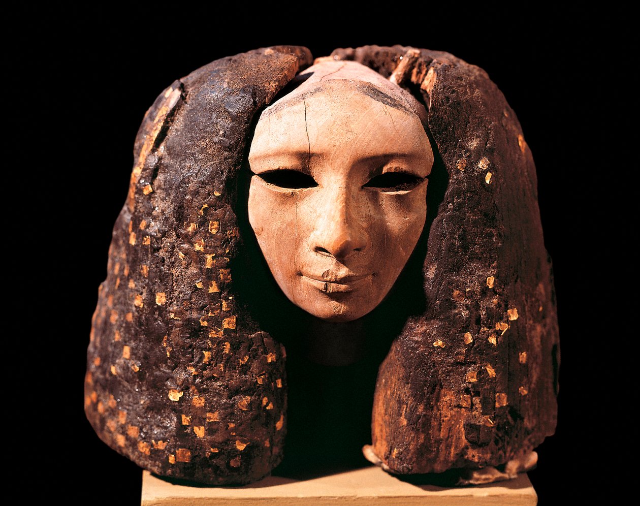 Portrett av en prinsesse, fra Lisht, Middle Kingdom, Dynasty XII (tre) av Egyptian 12th Dynasty
