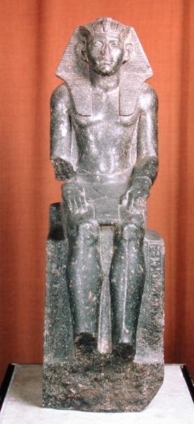 Statue av Amenemhat III (dioritt gneis) av Egyptian 12th Dynasty