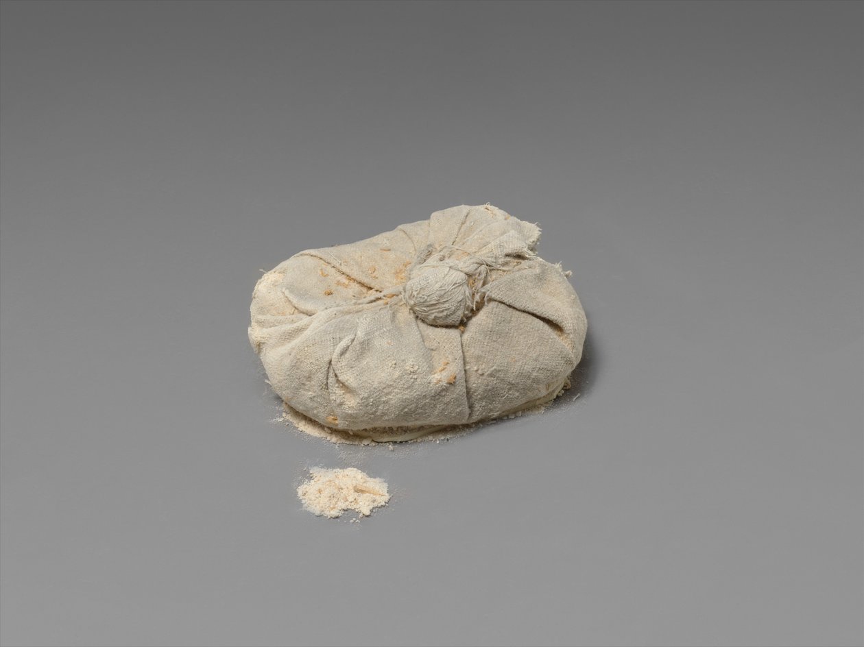 Pose med Natron fra Tutankhamuns balsameringscache, ca. 1336–27 f.Kr. (lin, natron) av Egyptian 18th Dynasty