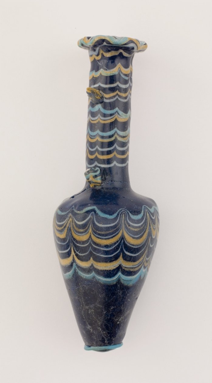 Bottle, New Kingdom, ca. 1425-1362 f.Kr. (glass) av Egyptian 18th Dynasty