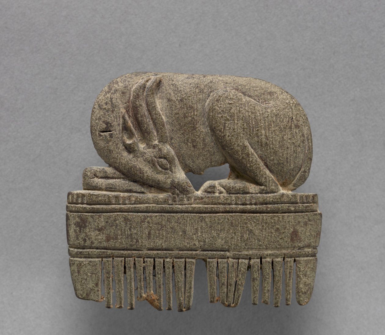Kam med gaselle, ca. 1391-1353 f.Kr av Egyptian 18th Dynasty