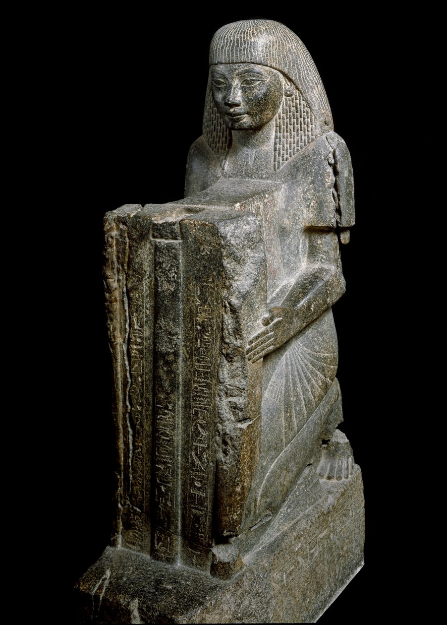 Egyptisk antikvitet: Ptahmose (eller Ptahmes, Ptahmosis), superintendent for farao Amenhotep III (eller Amenophis) 1390-1352 f.Kr. 18. dynasti. Firenze, Museo Archeologico av Egyptian 18th Dynasty