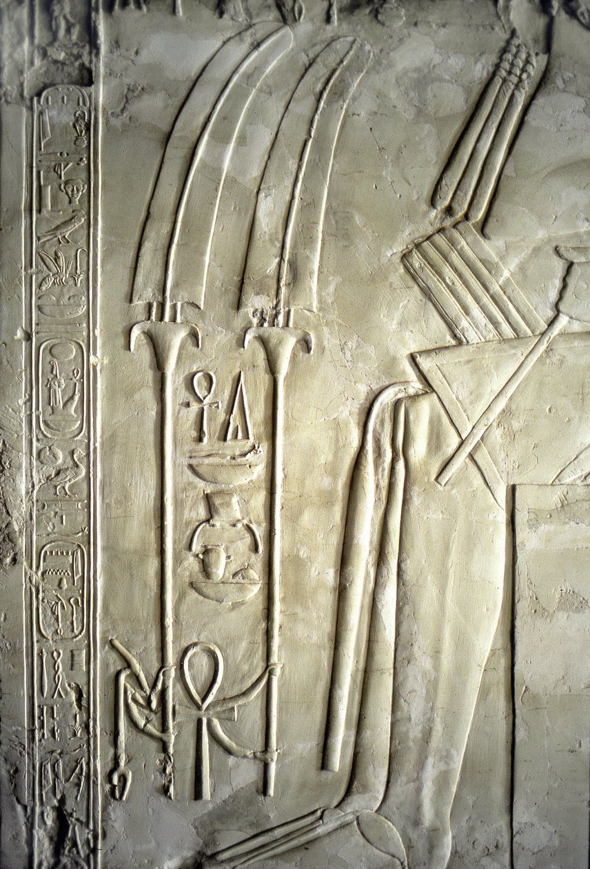 Egyptisk antikke: hieroglyfer. Kheruefs grav (TT 192) (18. dynasti av Egyptian 18th Dynasty