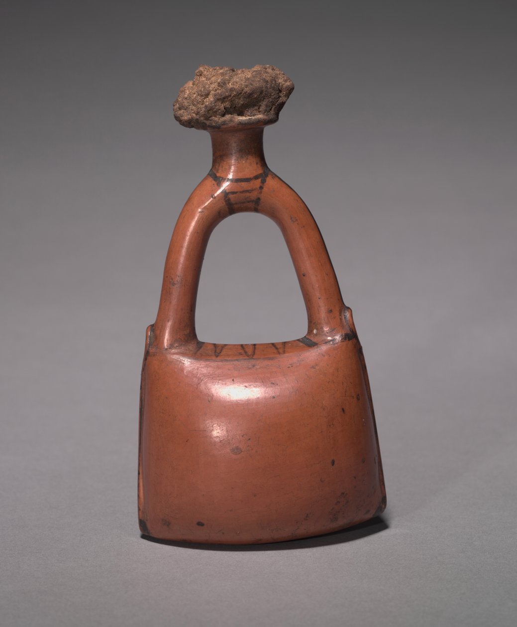 Kolbe i form av en skinnveske, New Kingdom, ca. 1415-1381 f.Kr. av Egyptian 18th Dynasty